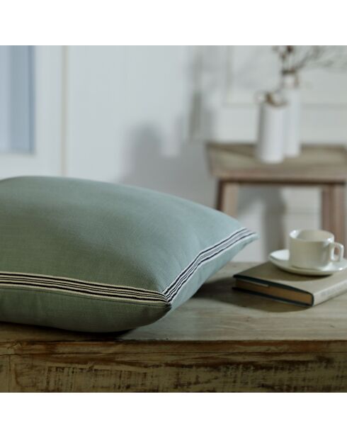 Housse de coussin Victor vert céladon - 50x50 cm