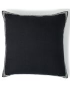 Housse de coussin Victor fusain - 50x50 cm