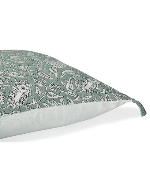 Housse de coussin Noida vert céladon - 50x50 cm