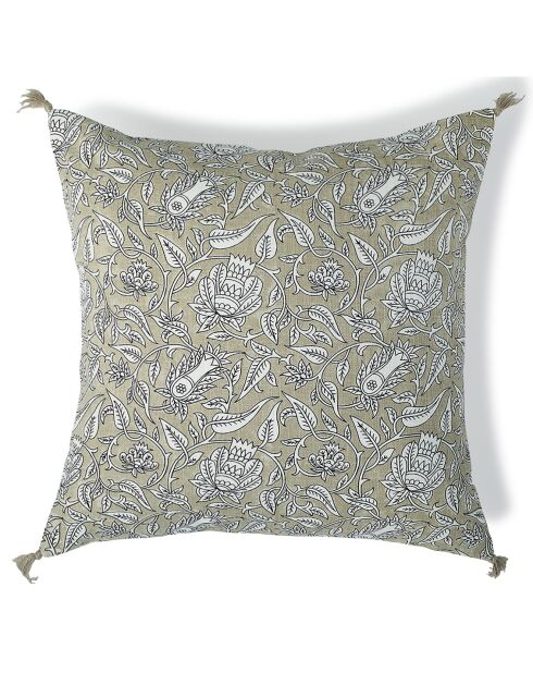 Housse de coussin Noida naturel - 50x50 cm
