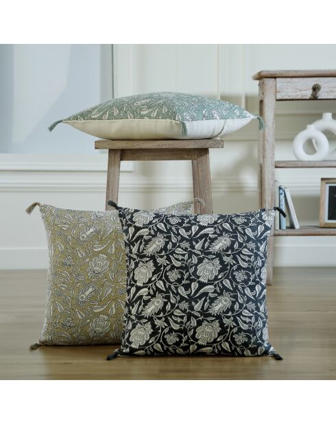 Housse de coussin Noida naturel - 50x50 cm