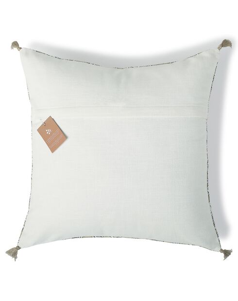 Housse de coussin Noida naturel - 50x50 cm
