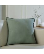 Fodera per cuscino Maxime celadon verde/nera