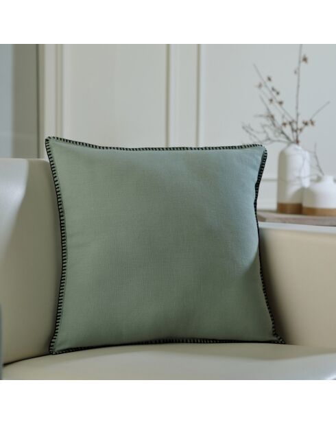 Maxime Celadon grün/schwarz Kissenhülle