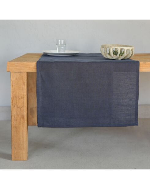 Chemin de table Paul fusain - 50x150 cm