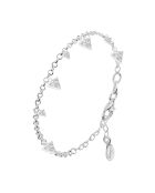 Armband aus Silber und Zirkonoxid