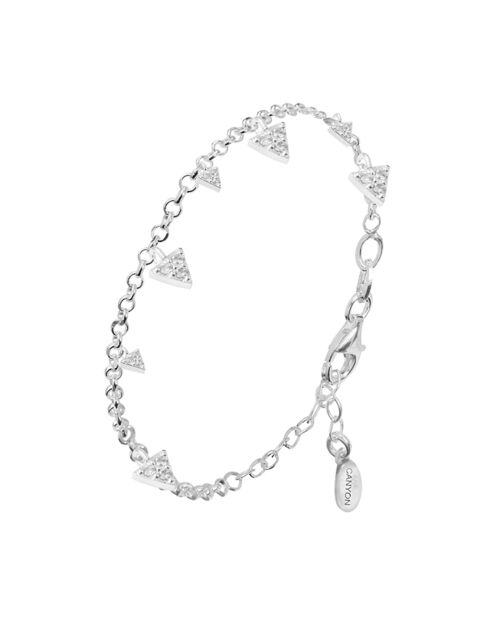 Armband aus Silber und Zirkonoxid