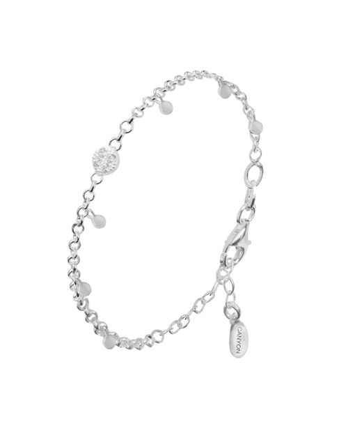 Armband aus Silber und Zirkonoxid