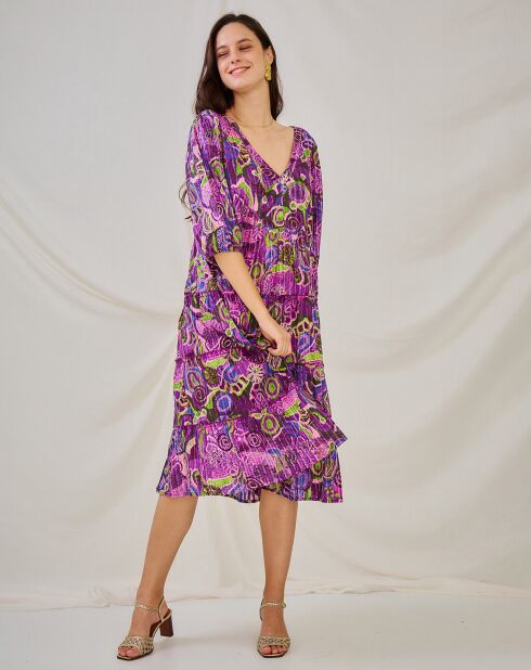 Robe Edwige violette