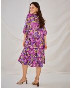 Robe Edwige violette