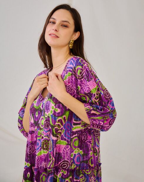 Robe Edwige violette
