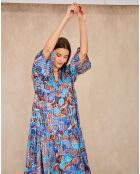 Robe Victoria bleue