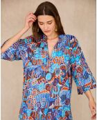 Robe Victoria bleue