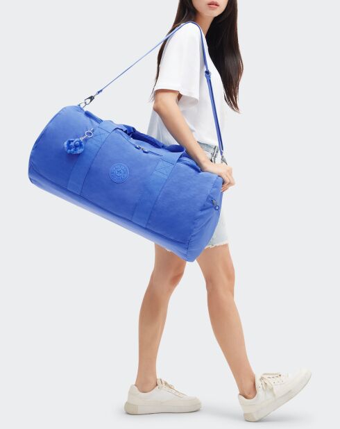 Grand sac de sport week-end Argus M havana blue - 35x62x35 cm