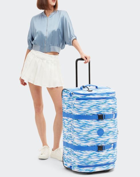 Valise L Aviana diluted blue - 76x43.5x37 cm