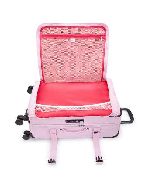 Valise M Spontaneous blooming pink - 66x36x24 cm