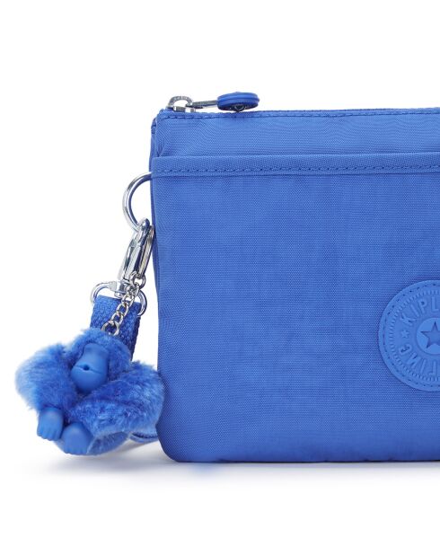 Petit sac bandoulière Riri havana blue - 16x24x6.5 cm