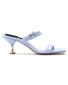 Mules Elsa bleues - Talon 5 cm