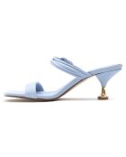 Mules Elsa bleues - Talon 5 cm
