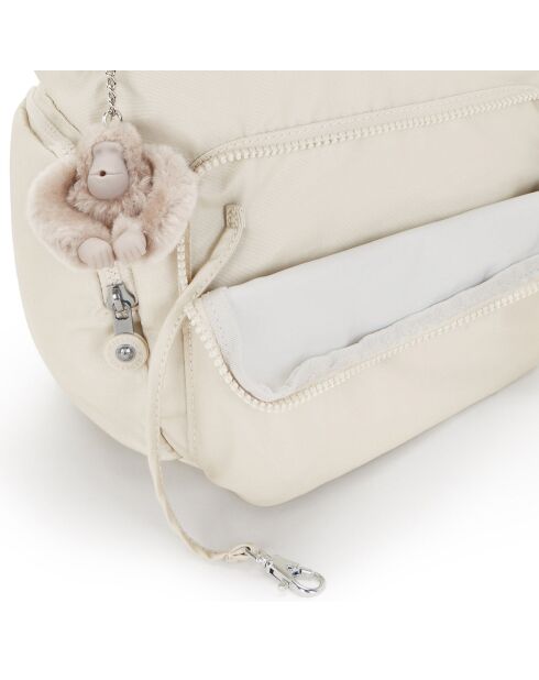 Sac à dos City Zip S beige pearl - 33.5x27x19 cm