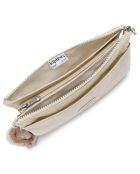 Petit sac bandoulière Riri beige pearl - 16x24x6.5 cm