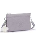 Petit sac bandoulière Riri tender grey - 16x24x6.5 cm