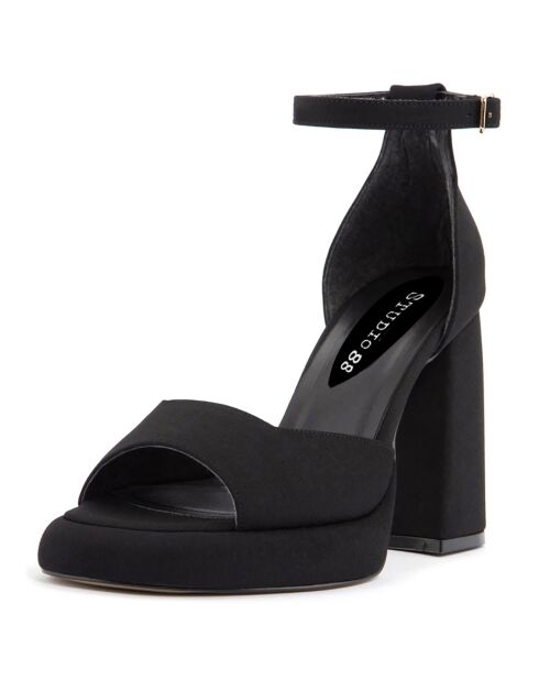 Sandalias negras Alizée - tacón de 11 cm