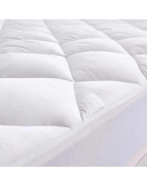 Protège-matelas matelassé & respirant blanc