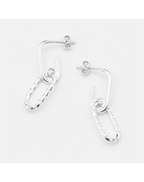 Boucles d'oreilles en Argent