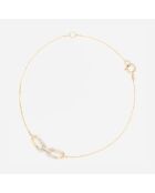 Bracelet Camille Diamants 0.08 ct or jaune