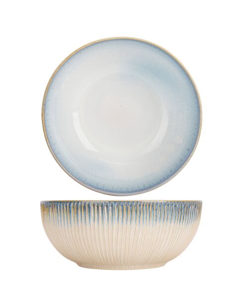 Saladier Listra bleu  - 24.5x24.2x9.5 cm