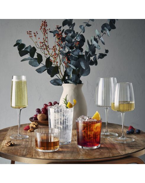 4 Verres à Vin Exclusiva transparents  - 53.5cl