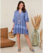Robe Anja indigo