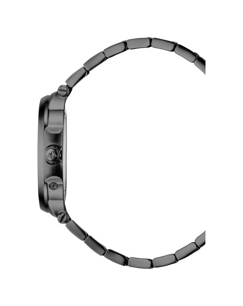 Montre Homme Quartz en Acier L'Envie Moonphase noire