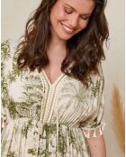 Robe Nicole kaki
