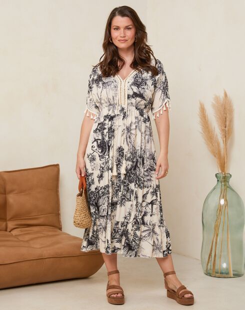 Nicole schwarzes Kleid