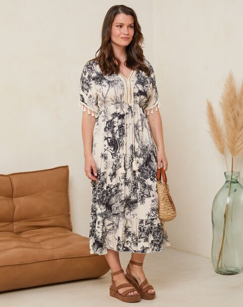 Nicole schwarzes Kleid