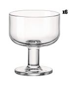 6 Verres à Dessert Hosteria transparents  - 24cl
