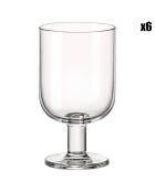 6 Gobelets Hosteria transparents  - 34.5cl