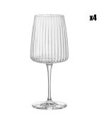 4 Verres à Vin Exclusiva transparents  - 53.5cl