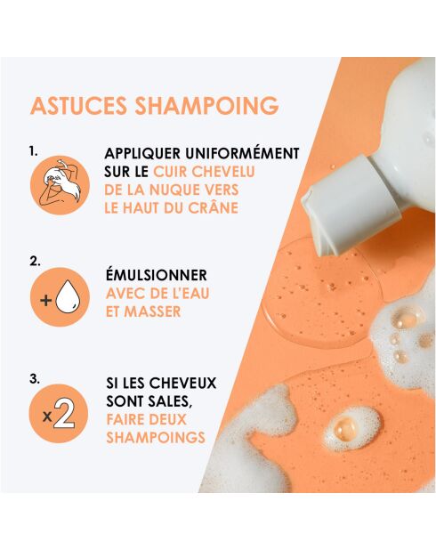 Shampooing vegan Riche & Réparateur anti-casse sans sulfate - 100 ml