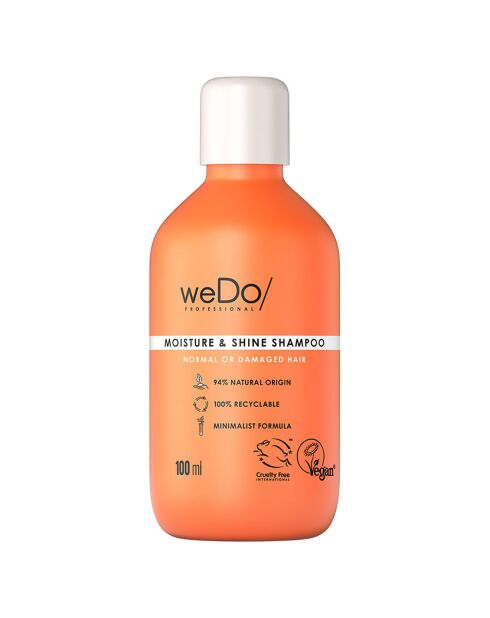 Shampoo vegano Hydration & Shine per capelli normali e danneggiati - 100 ml