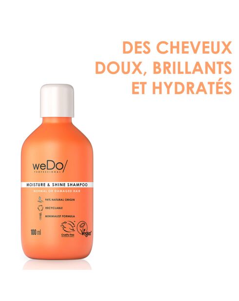 Shampoo vegano Hydration & Shine per capelli normali e danneggiati - 100 ml