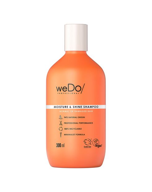 Shampooing vegan Hydratation & Brillance pour cheveux normaux et abîmés - 300 ml