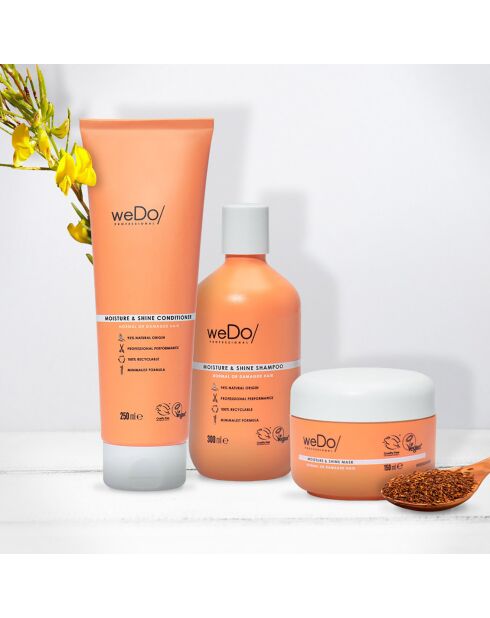 Masque cheveux vegan Hydratation & Brillance pour cheveux normaux et abîmés - 150 ml
