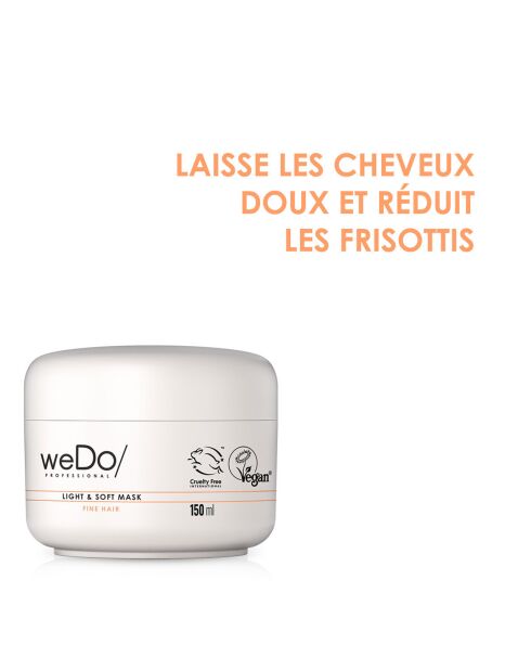 Masque cheveux vegan Légèreté & Douceur pour cheveux fins - 150 ml