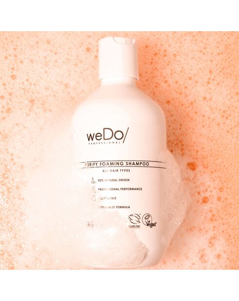 Shampooing moussant vegan Purifiant pour tous types de cheveux - 300 ml