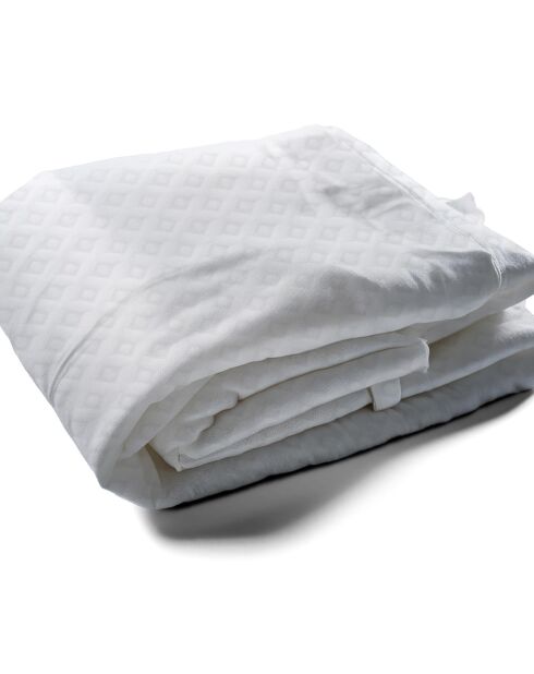Protège-matelas Celesta recyclé blanc