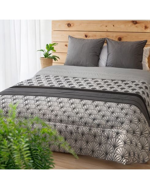 Couette Art Deco Anthracite anthracite