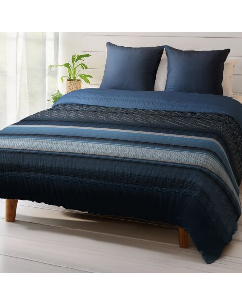 Couette Géo Bleu Marine bleu marine